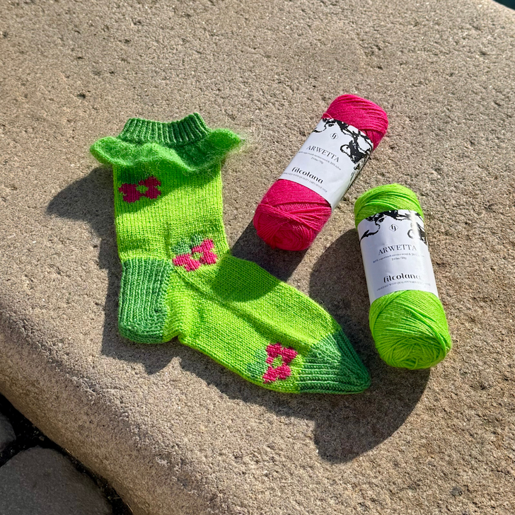 Sarahs Strømpe af foreningen Ingen bliver efterladt