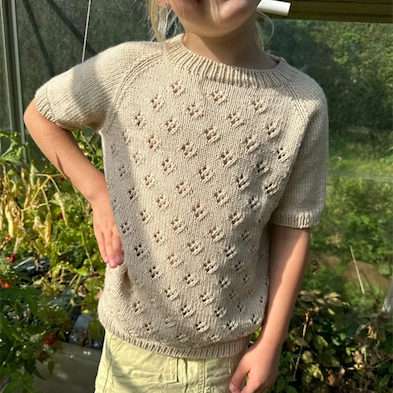 Rigmors sommerbluse fra PetiteKnit