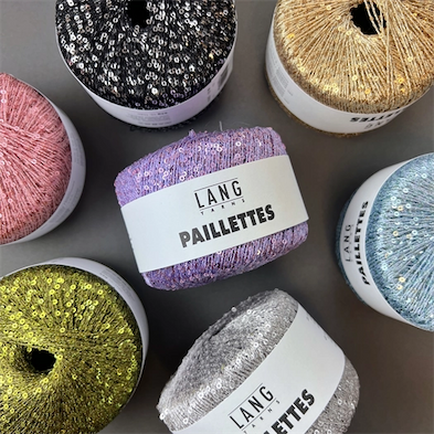 Paillettes fra Lang Yarns