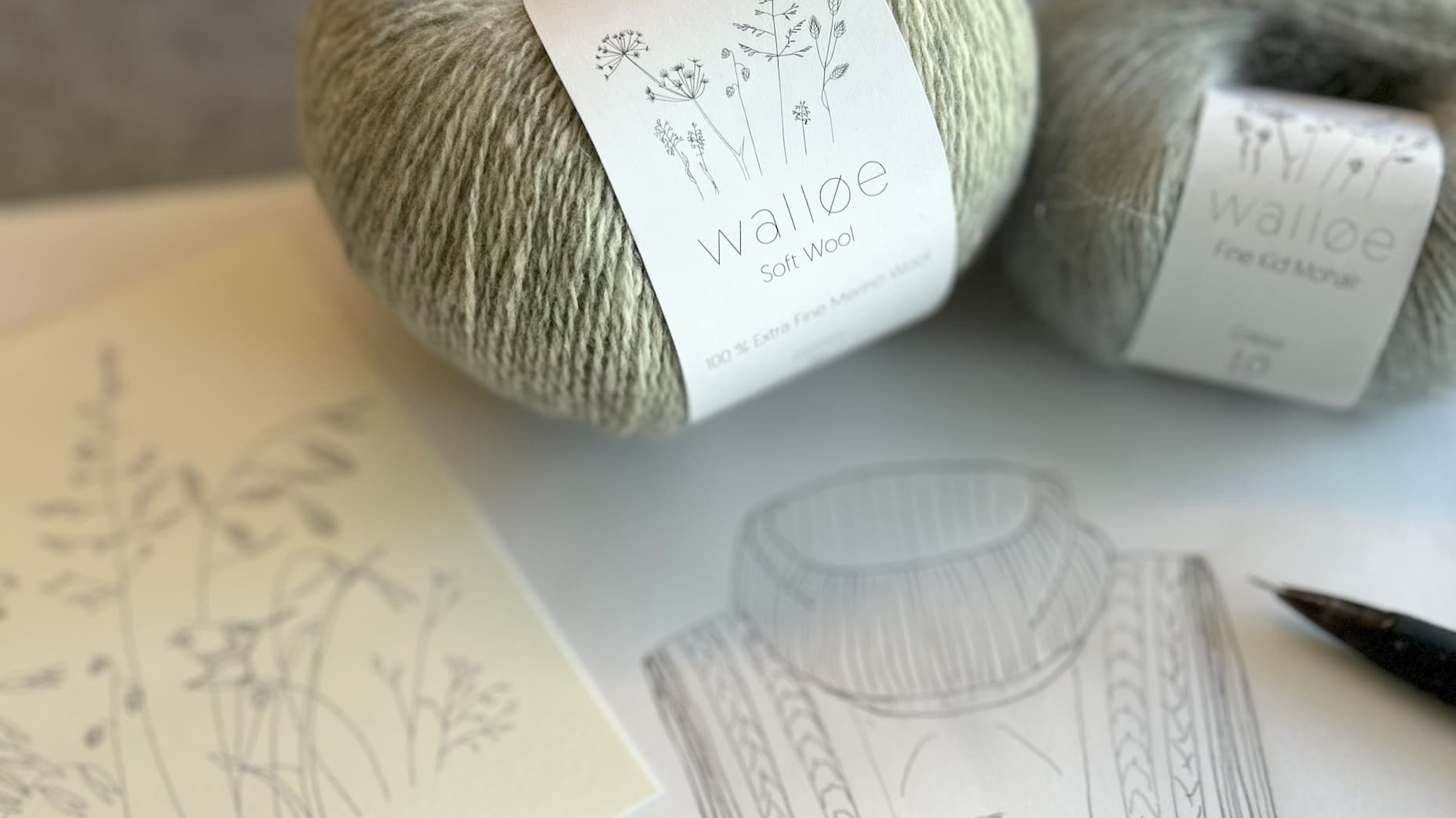 Sommerfuglen til Fanø strik