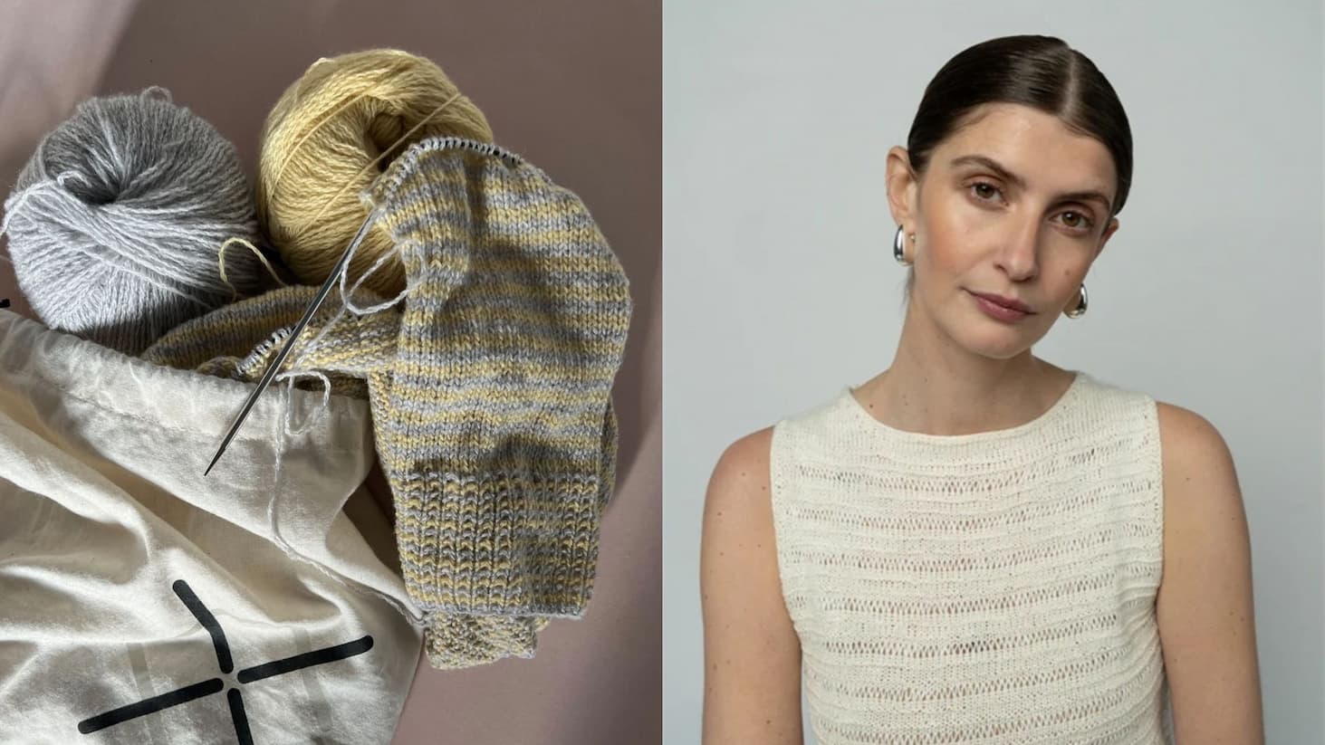 Strikkekits fra Kit Couture hos Sommerfuglen