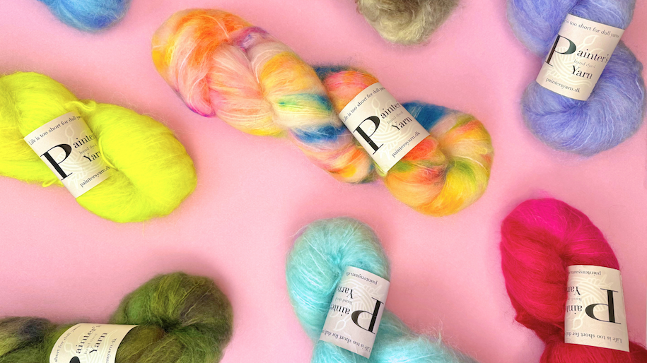 Chunky Mohair fra Painter's Yarn