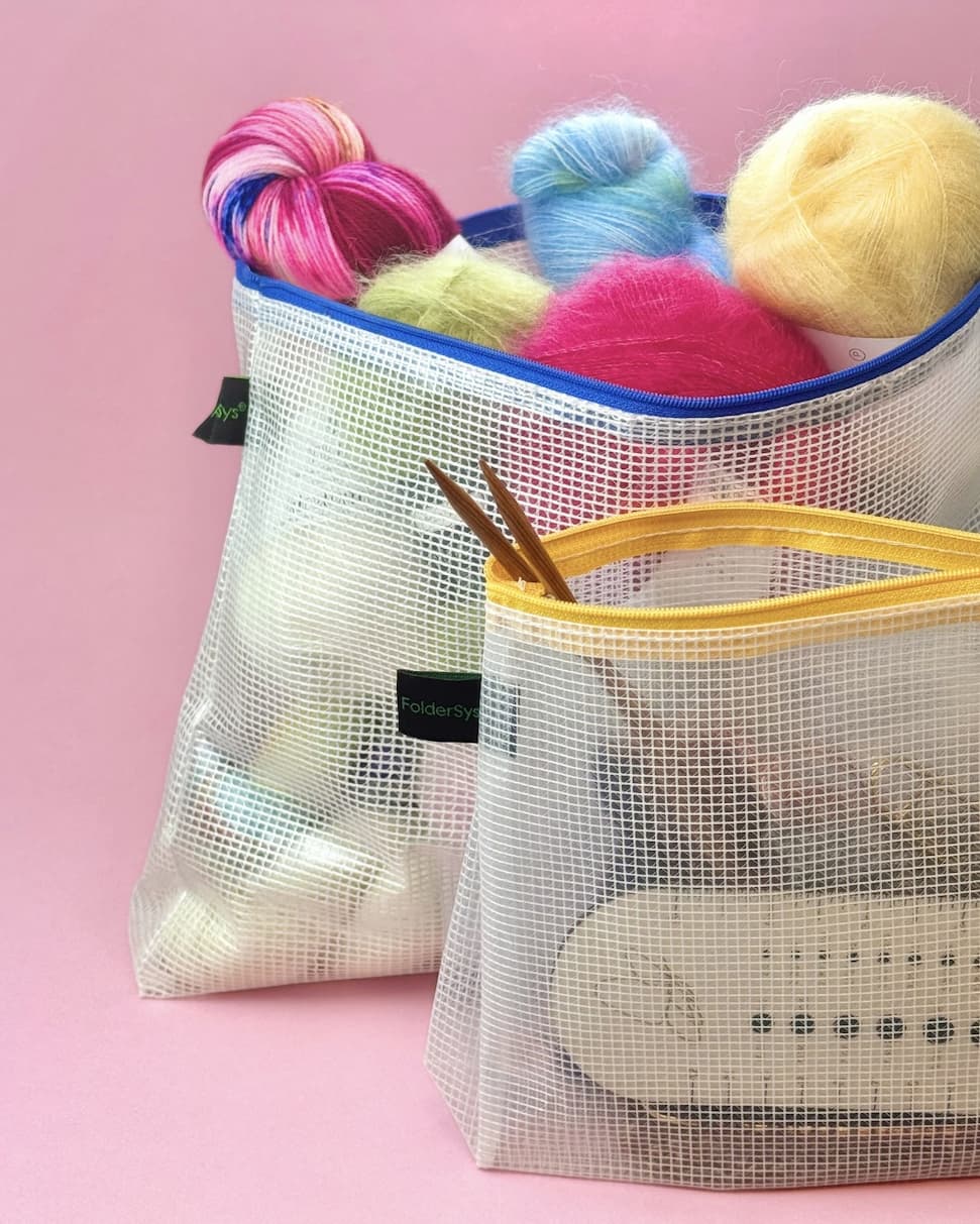 Mesh bags med bund fra Foldersys