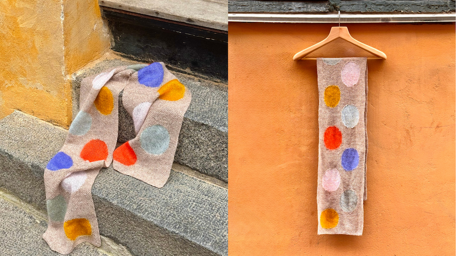 Circus Scarf af Inga Walløe