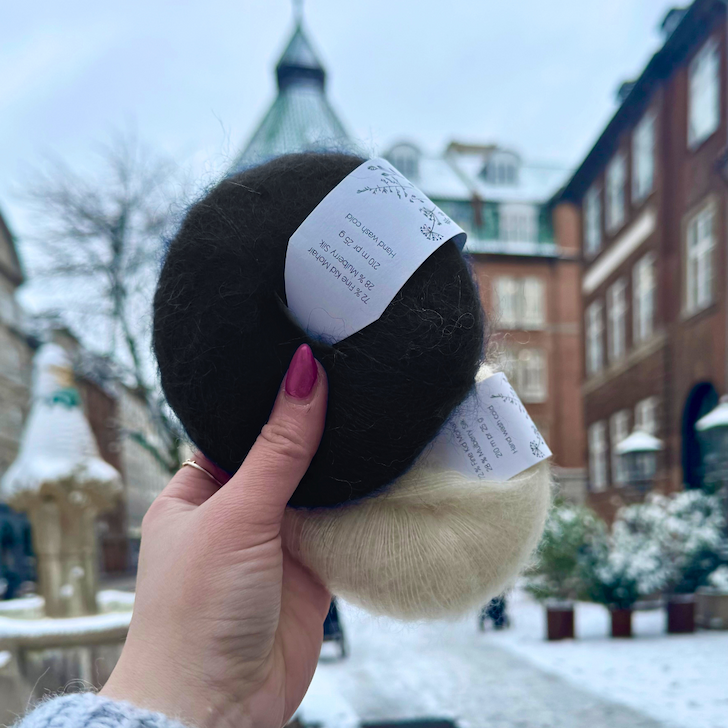 Fine Kid Mohair fra Walløe