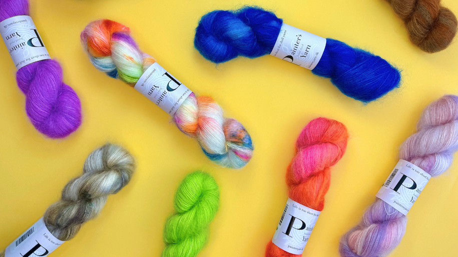 Silky Mohair fra Painter's Yarn