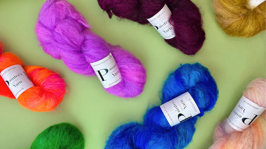 Chunky Mohair fra Painter's Yarn