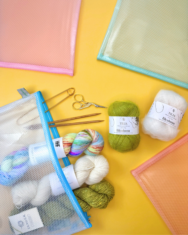 Mesh Bags i pastelfarver fra Foldersys