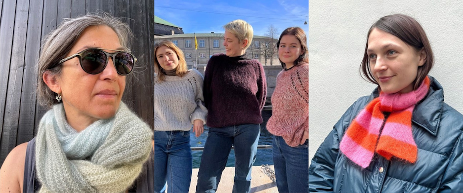 Sommerfuglens designs i Walløe-garn