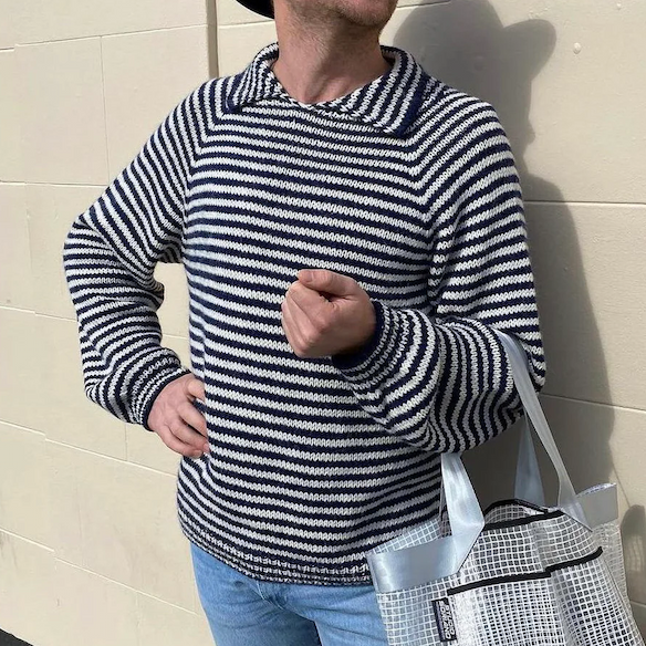 Stripe Overload Polo Man af Spektakelstrik