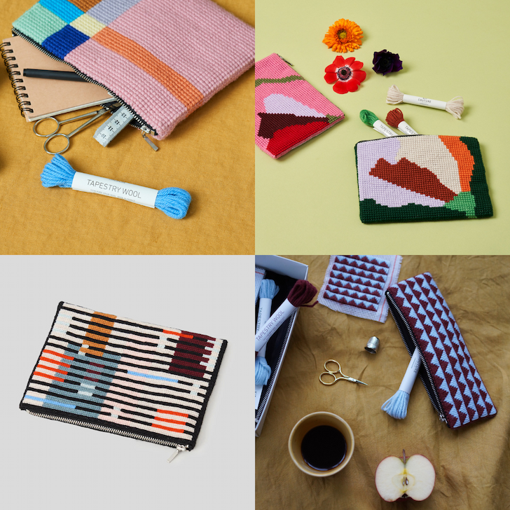 Kit Couture broderikits til clutches og penalhuse