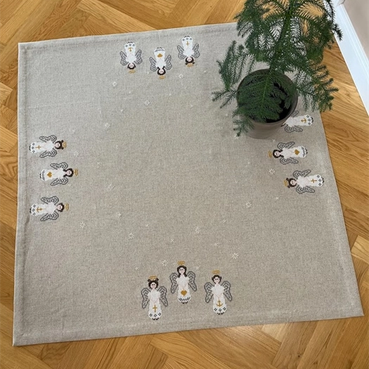 Angels - lille juletræstæppe