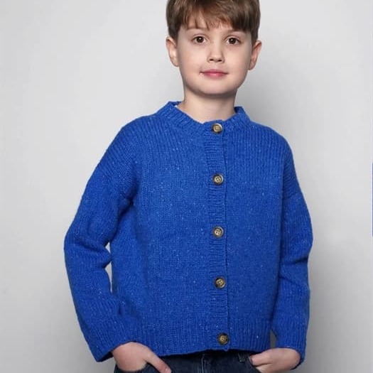 Langø Cardigan Barn fra Kit Couture