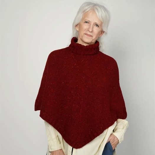 Langø Poncho fra Kit Couture