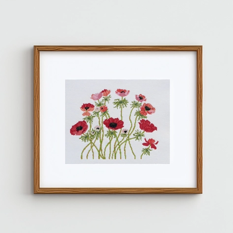 French Anemones vægstykke fra Oehlenschlager
