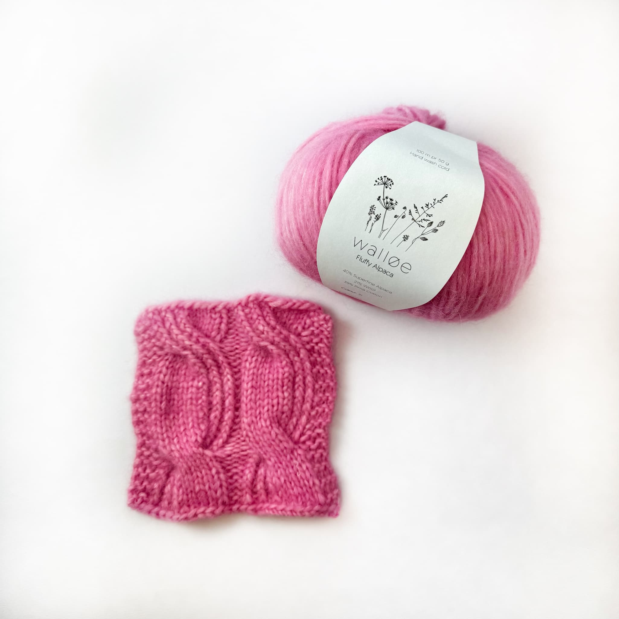 Walløe Fluffy Alpaca fv. 31 Pæon