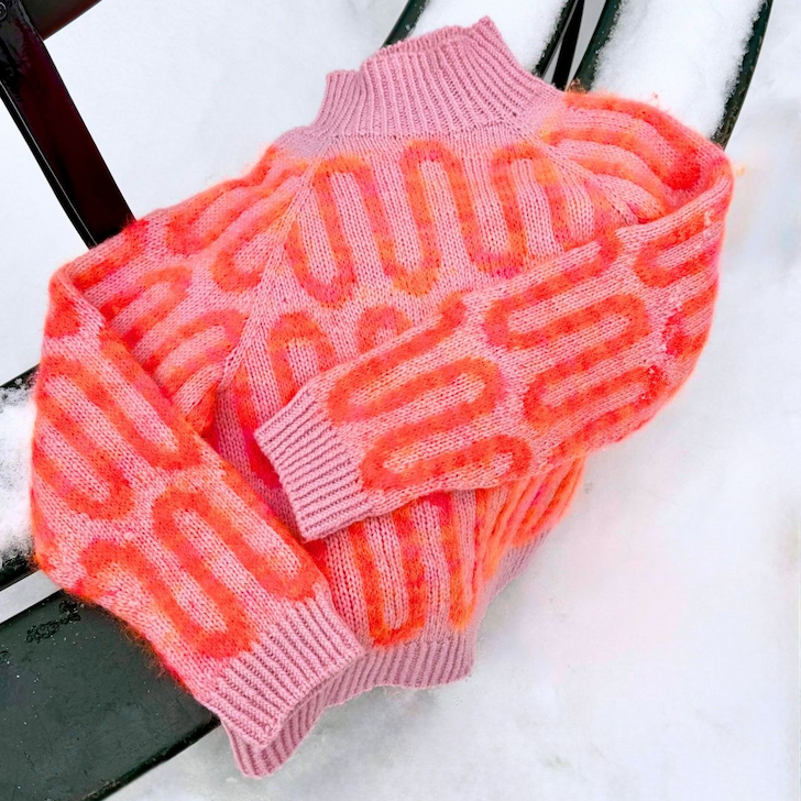 Wave Sweater fra Spektakelstrik