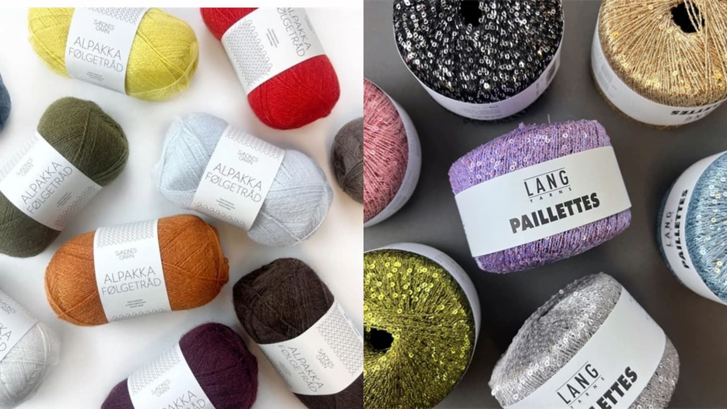 Garn hos Sommerfuglen