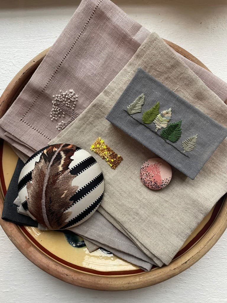 Mal med nål og tråd på Ørslev Kloster