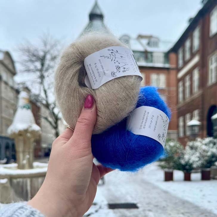 Fine Kid Mohair fra Walløe