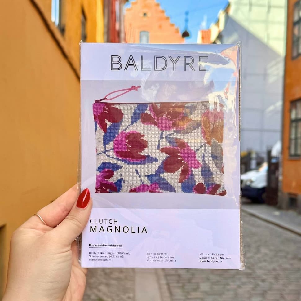 Magnolia clutch fra Baldyre