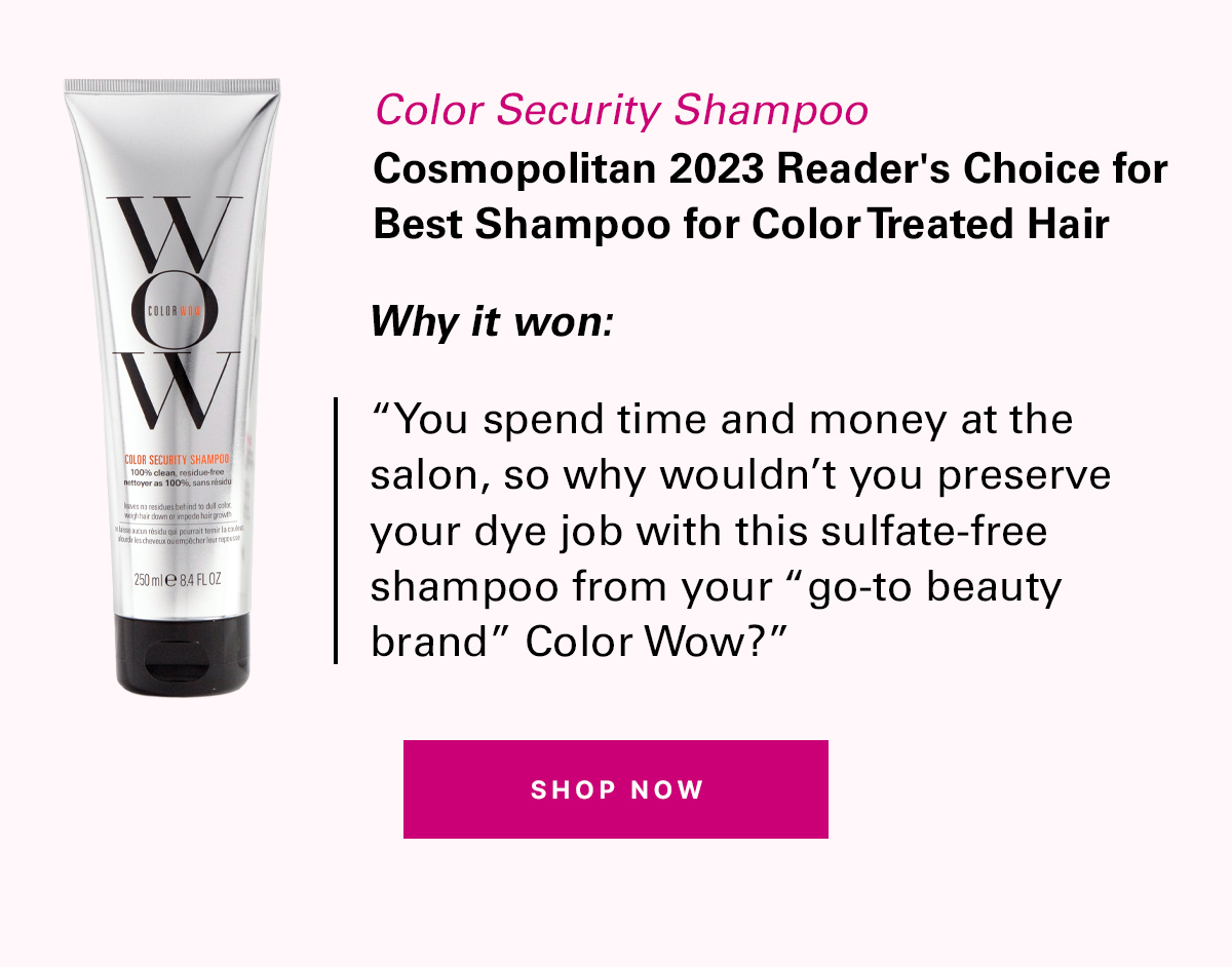 Shop COLOR WOW Color Security Shampoo | Trademark Beauty