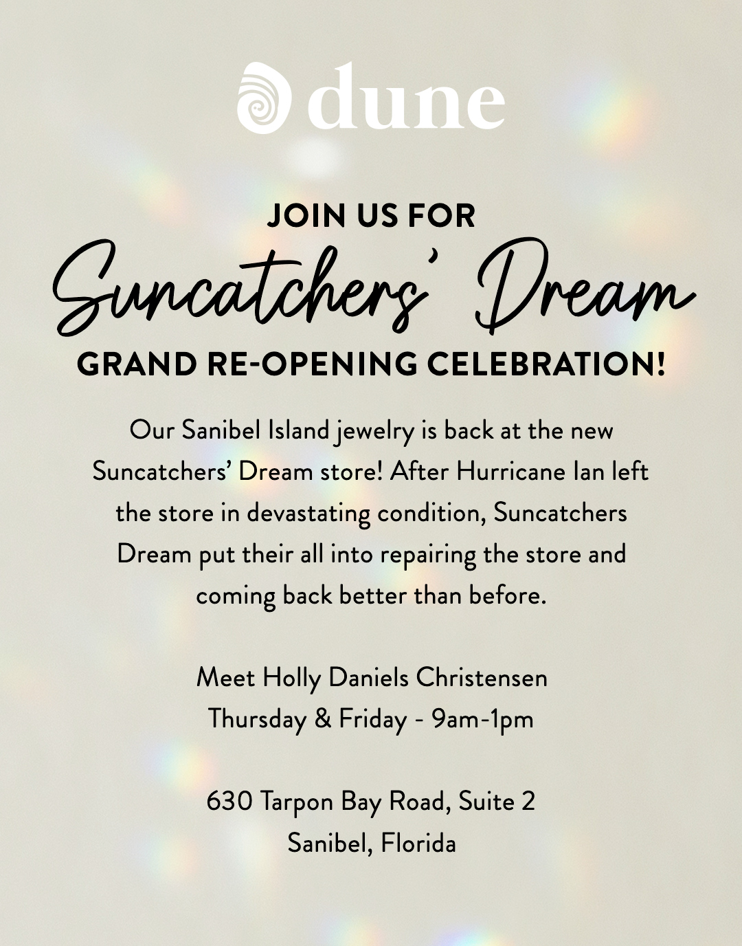 You’re Invited to Suncatchers’ Dream Dune Jewelry