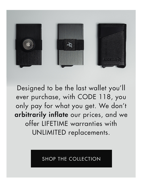 Meet the wallets that transform your EDC 😎 Code 118