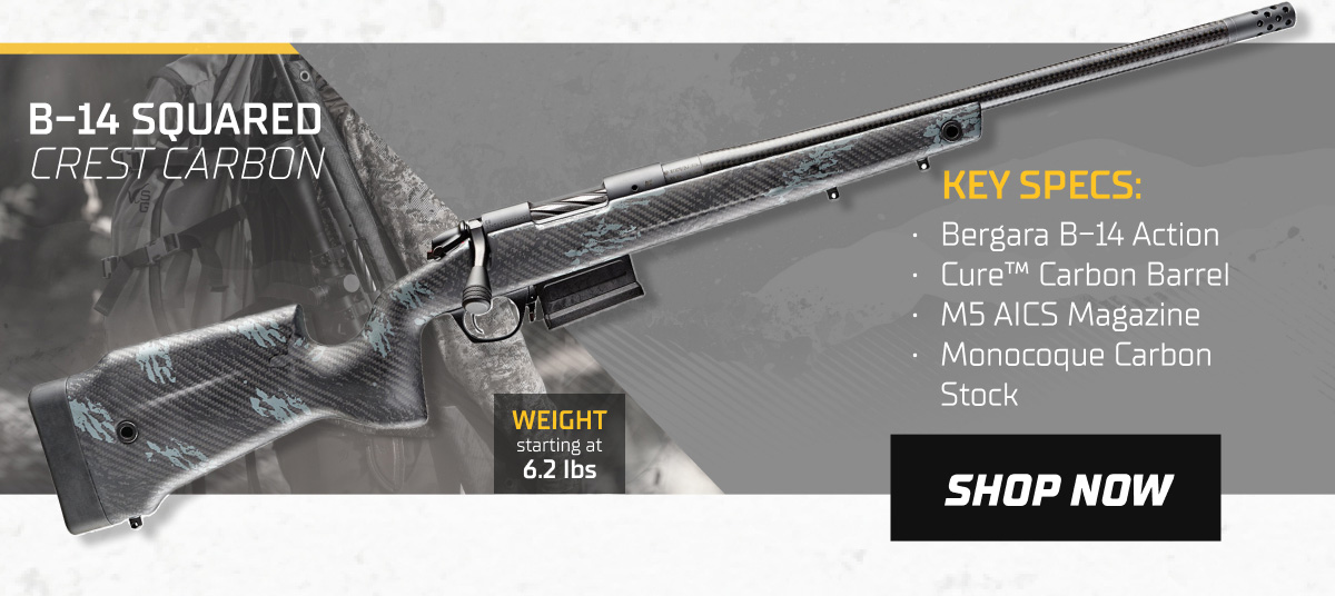 Look into the B-14 Squared Crest Carbon for the perfect all around hunting rifle.