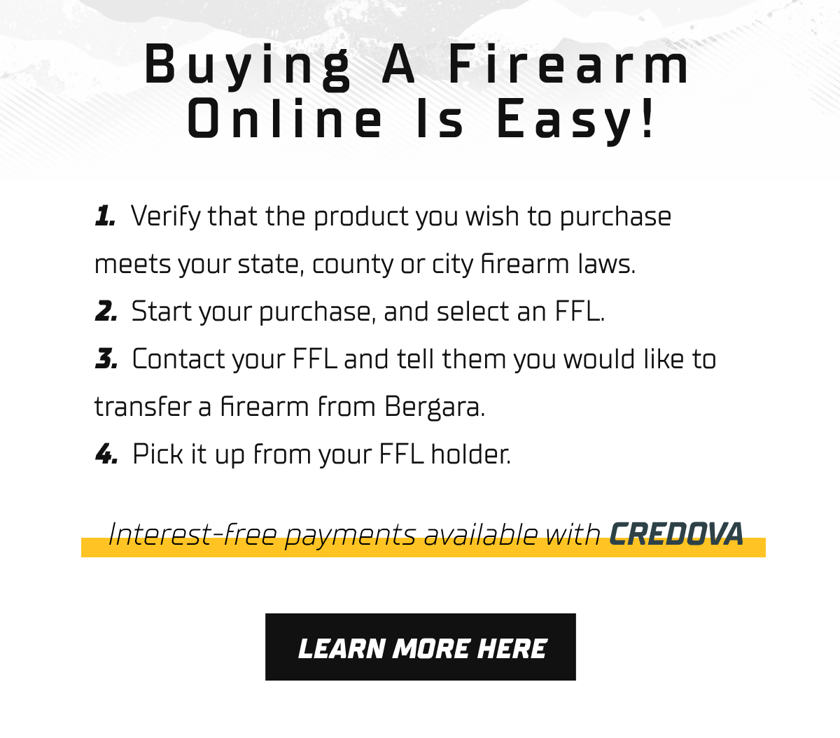 How to purchase a firearm online.
