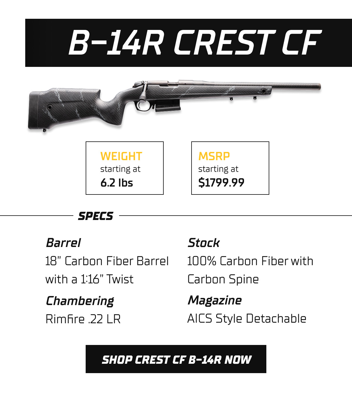 Shop the new B-14R Crest CF now!