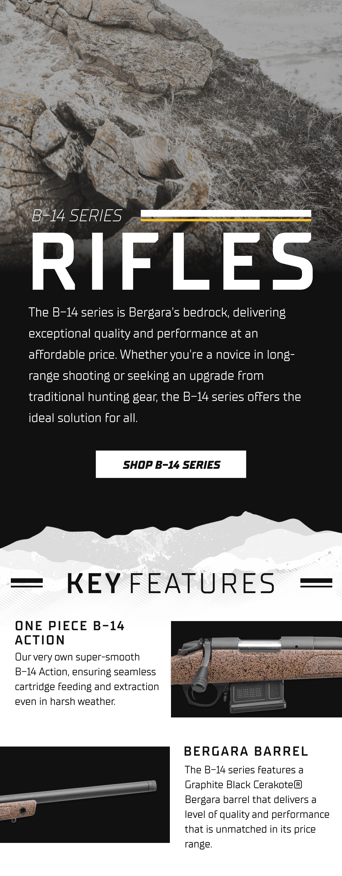 Bergara B-14 Series & Key features.