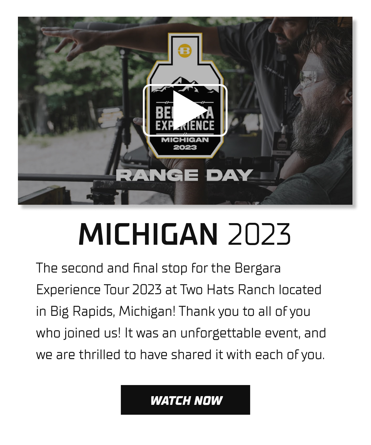 Michigan Experience 2023 video!