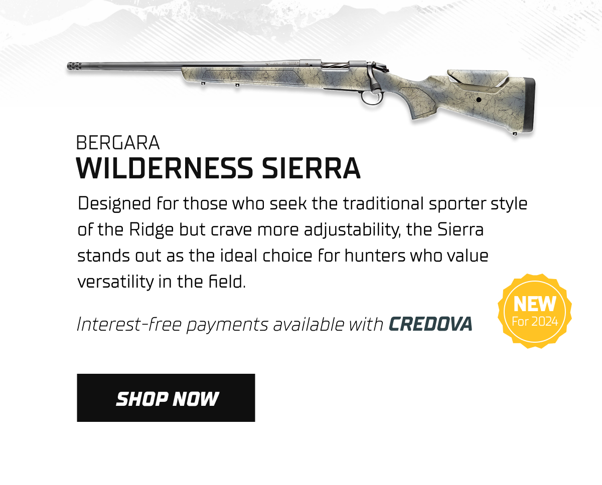 The Wilderness Sierra was designed for those who seek the traditional sporter style but want more adjustability.