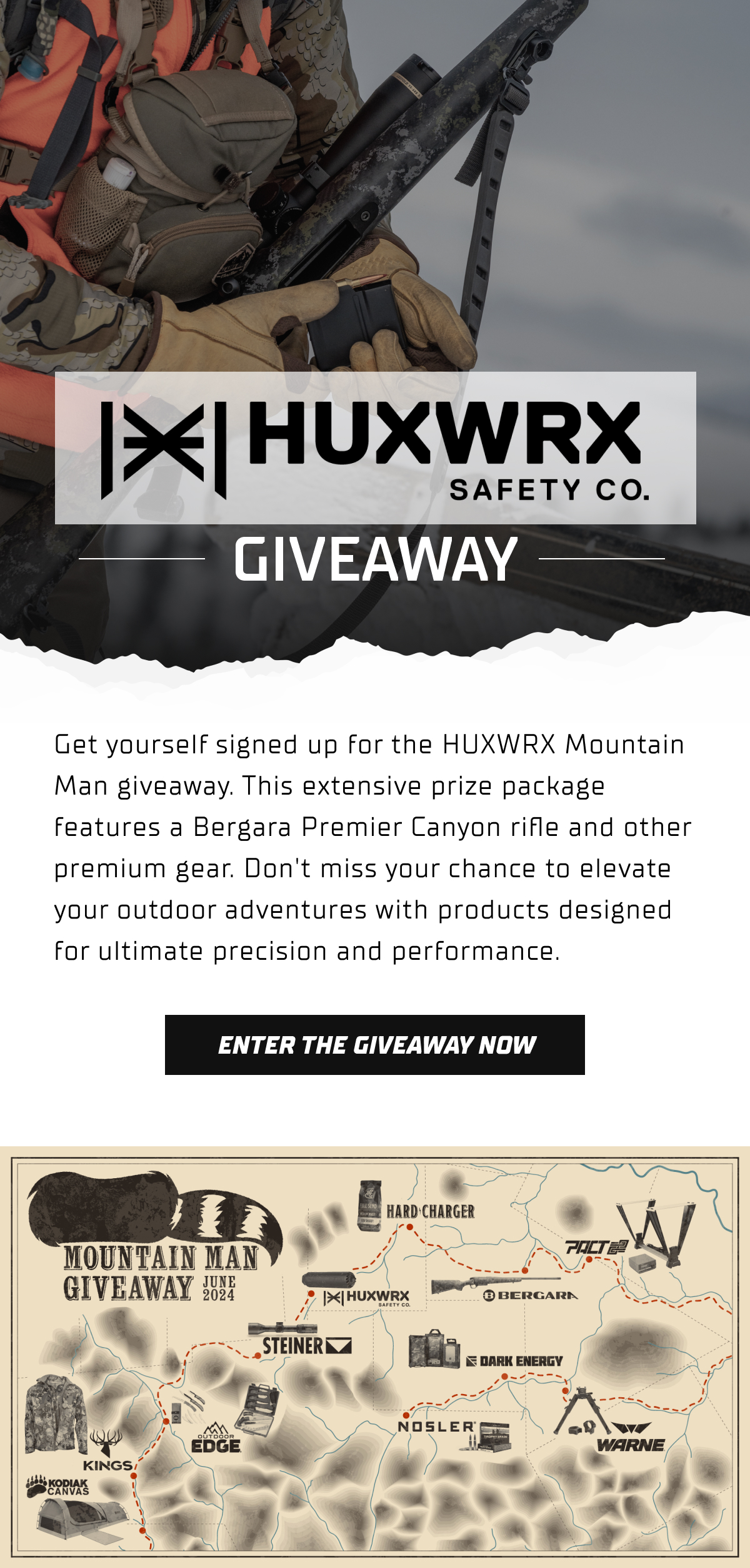 Enter the Mountain Man giveaway by HUXWRX.