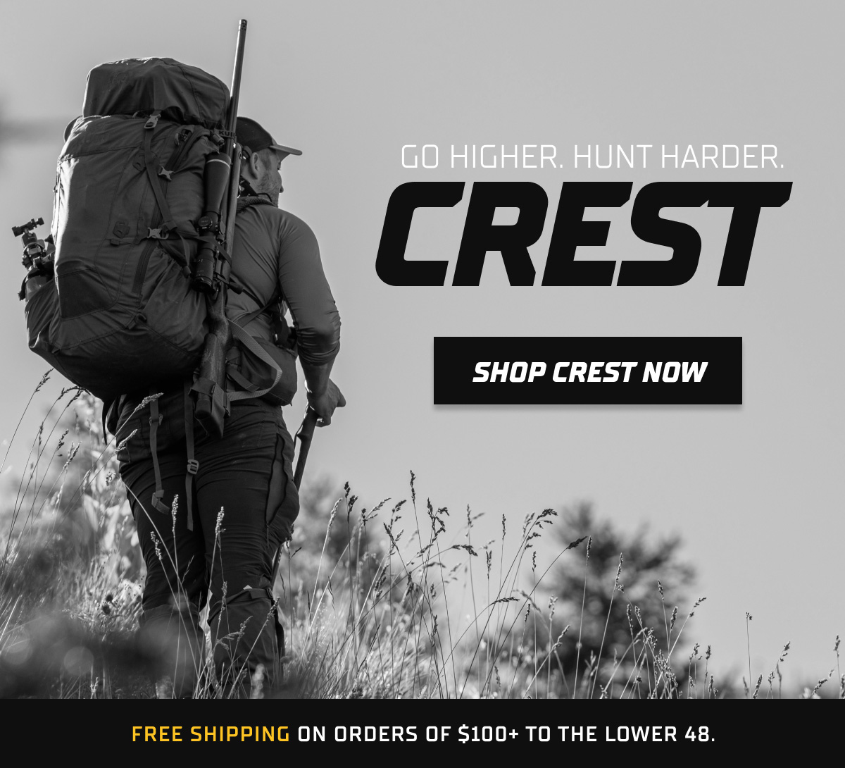 Go higher & hunt harder with the B-14R Squared Crest now!