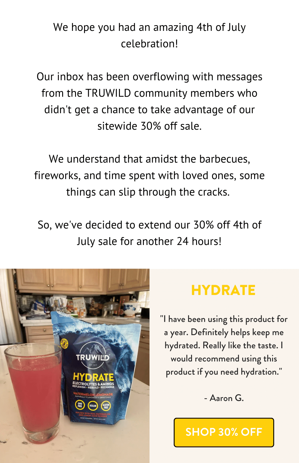 We hope you had an amazing 4th of July celebration