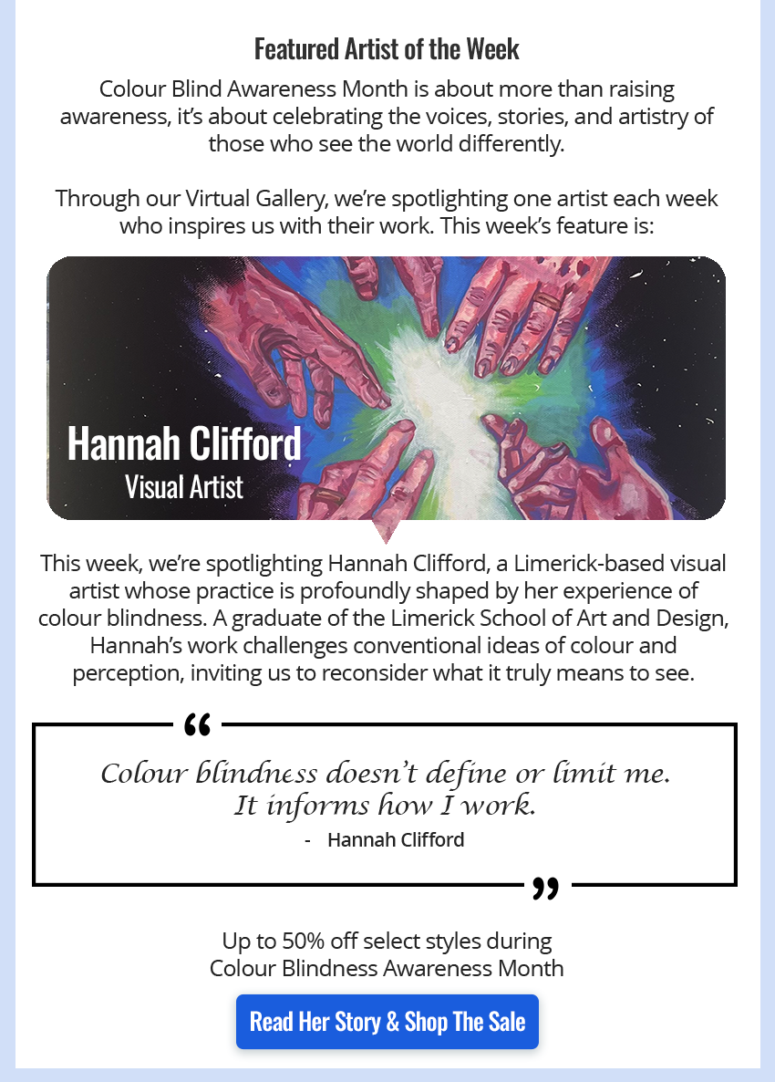 Explore Hannah Clifford’s art in EnChroma’s Virtual Gallery.