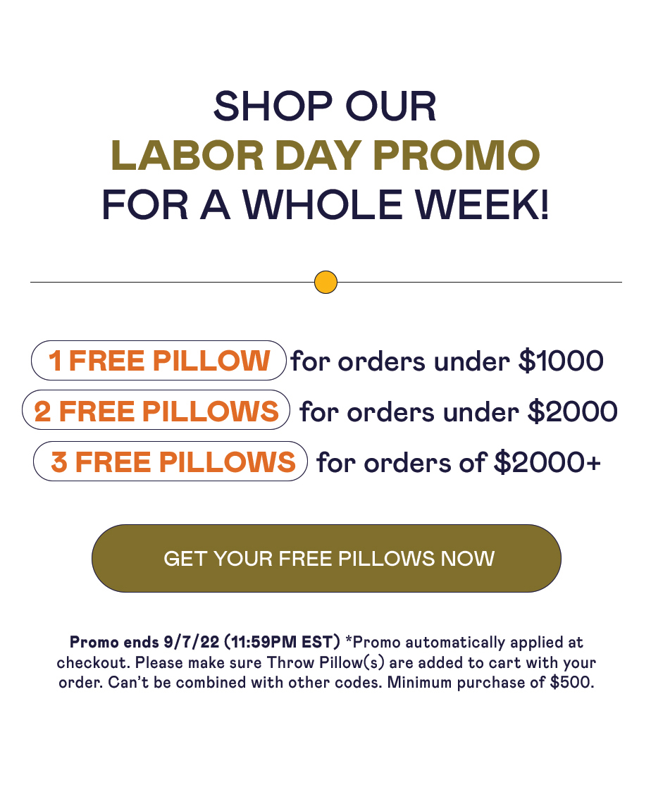 Our Labor Day Promo is Here! 🥳 Sabai Design