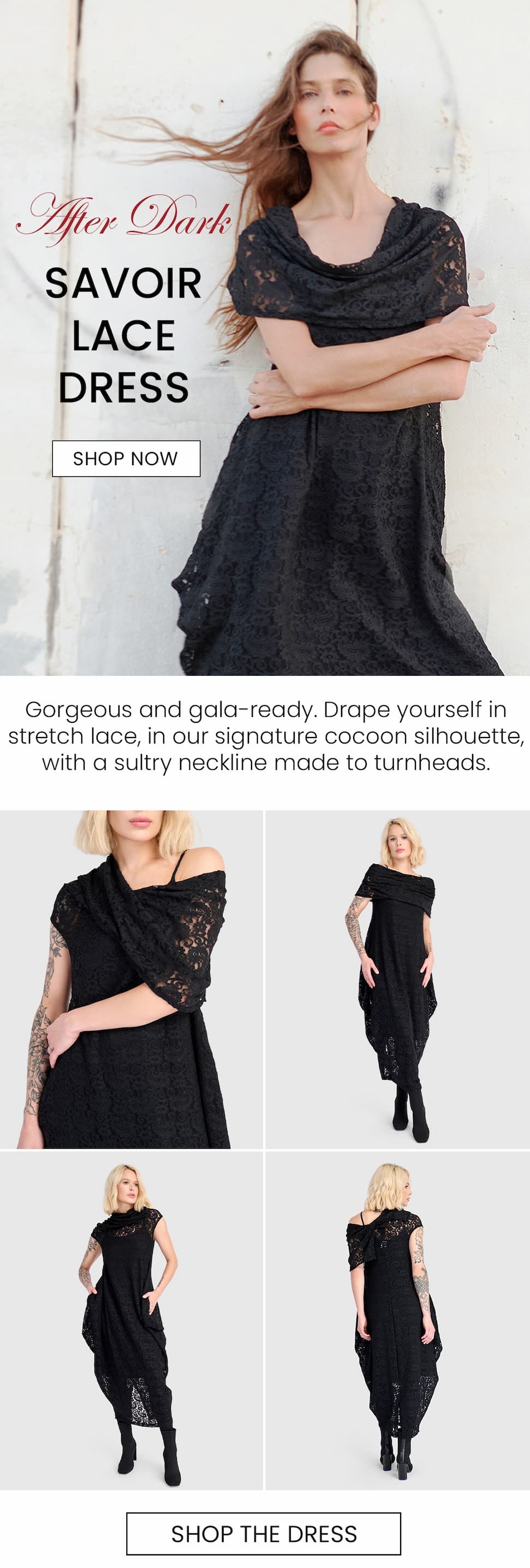 After Dark Savoir Lace Dress
