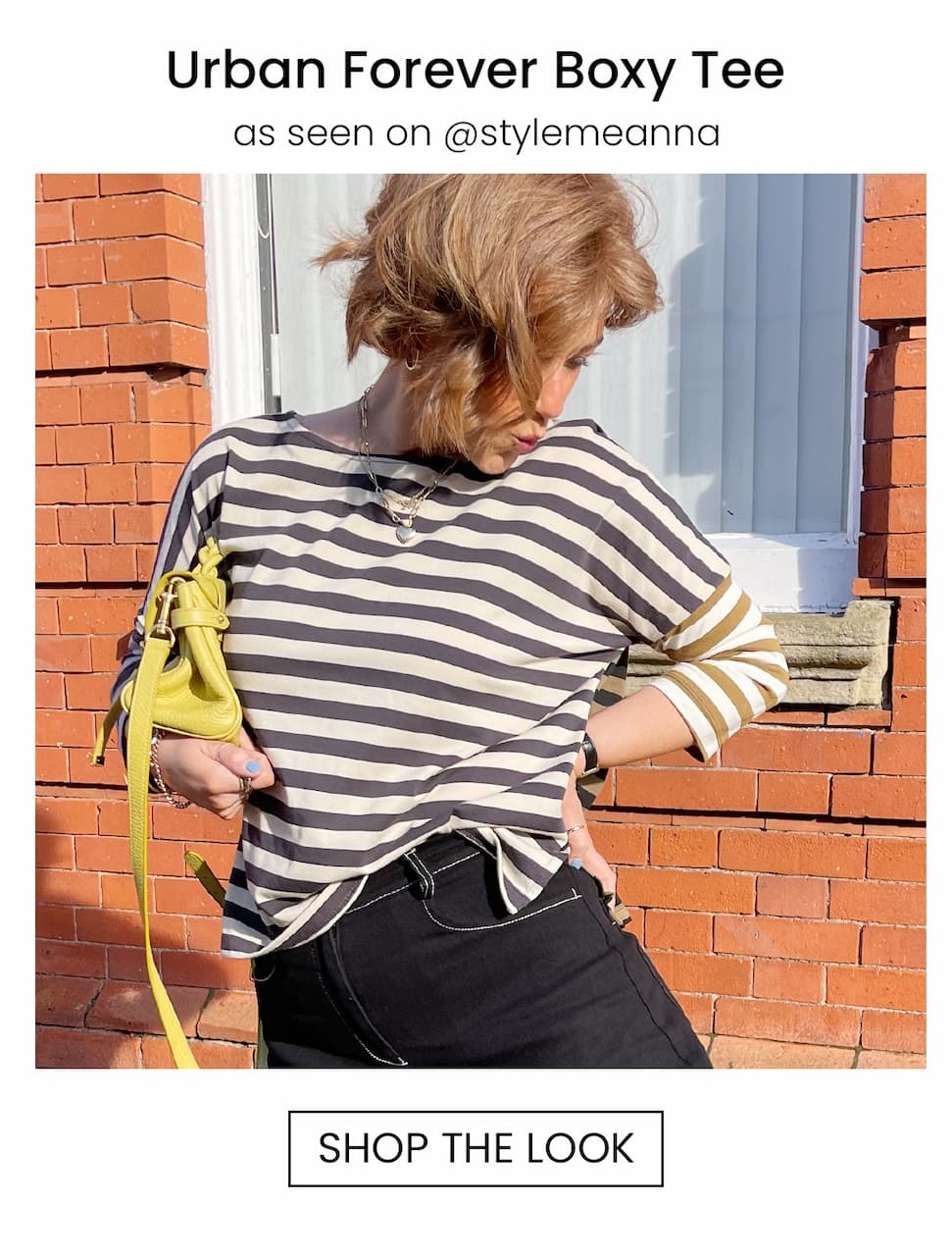 an image of a woman in a dress and sandals standing in front of a bouquet of flowers