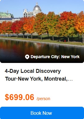 4-Day Local Discovery Tour·New York, Montreal, Ottawa, Thousand Islands & Algonquin Park 5.0 Tour Code: 737952