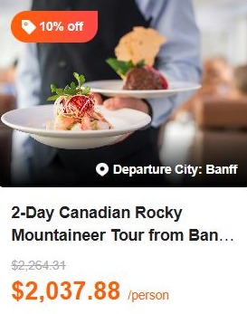 2-Day Canadian Rocky Mountaineer Tour from Banff to Vancouver | 2 Breakfasts & 2 Lunches Included 5.0 (5 reviews) Tour Code: 711693