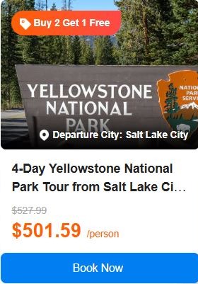 4-Day Yellowstone National Park Tour from Salt Lake City · Jackson, Grand Teton 4.8 (29 reviews) Tour Code: 720750