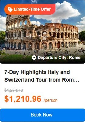 7-Day Highlights Italy and Switzerland Tour from Rome: Florence, Venice, Innsbruck, Zurich, Lucerne | Ticket Admission to Murano Glass Factory in Venice 4.9 (13 reviews) Tour Code: 227704