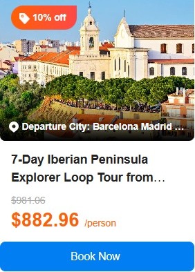 7-Day Iberian Peninsula Explorer Loop Tour from Lisbon/Barcelona/Madrid 4.2 (6 reviews) Tour Code: 500335