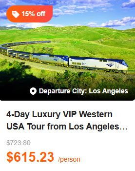 4-Day Luxury VIP Western USA Tour from Los Angeles【Max 14 Pax Small Group /w Coast Starlight Train+Ocean View Hotel】: Highway 1, Yosemite 5.0 (5 reviews) Tour Code: 714267
