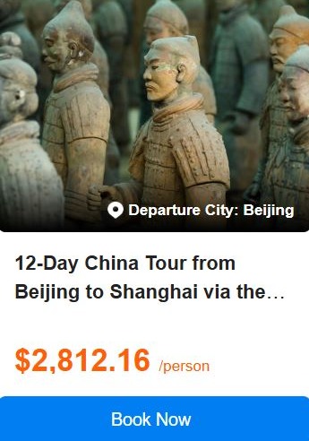 12-Day China Tour from Beijing to Shanghai via the Yangtze River: the Great Wall, Terracotta Warriors, Confucius Temple, Yangtze River Cruise | 1 Country and 6 Cties | 11 Breakfasts, 5 Lunches, 4 Dinners 5.0 (5 reviews) Tour Code: 716247