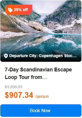 7-Day Scandinavian Escape Loop Tour from Copenhagen/Stockholm/Oslo (Viking History, Natural Beauty): Denmark, Sweden, Norway 4.5 (24 reviews) Tour Code: 535699