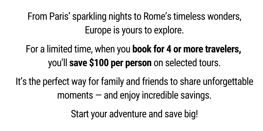 Family & Friends - Travel through Europe